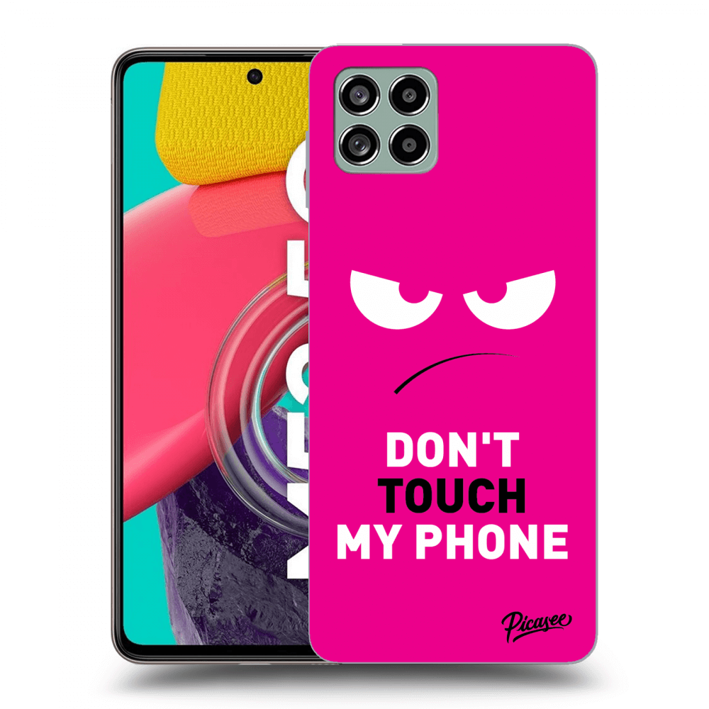 Picasee ULTIMATE CASE für Samsung Galaxy M53 5G - Angry Eyes - Pink