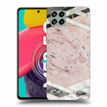 Hülle für Samsung Galaxy M53 5G - Pink geometry
