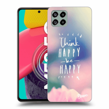 Picasee Samsung Galaxy M53 5G Hülle - Transparentes Silikon - Think happy be happy