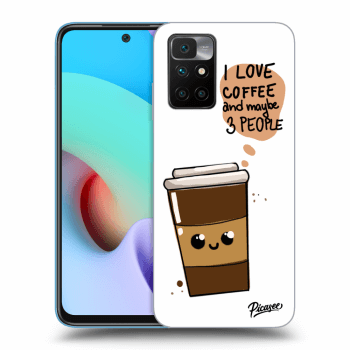 Picasee Xiaomi Redmi 10 (2022) Hülle - Schwarzes Silikon - Cute coffee