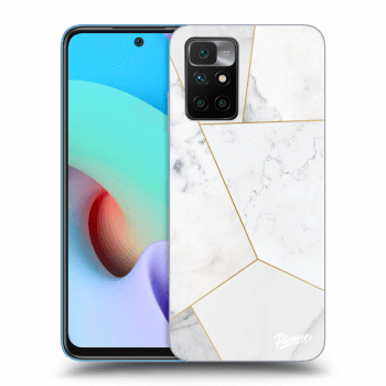 Picasee Xiaomi Redmi 10 (2022) Hülle - Transparentes Silikon - White tile