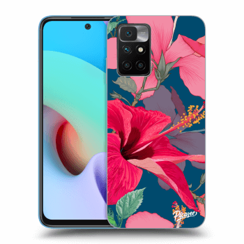 Picasee Xiaomi Redmi 10 (2022) Hülle - Transparentes Silikon - Hibiscus
