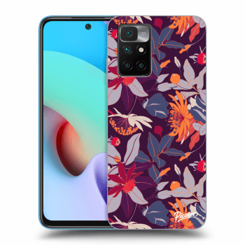 Hülle für Xiaomi Redmi 10 (2022) - Purple Leaf
