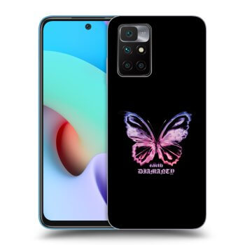 Picasee Xiaomi Redmi 10 (2022) Hülle - Transparentes Silikon - Diamanty Purple