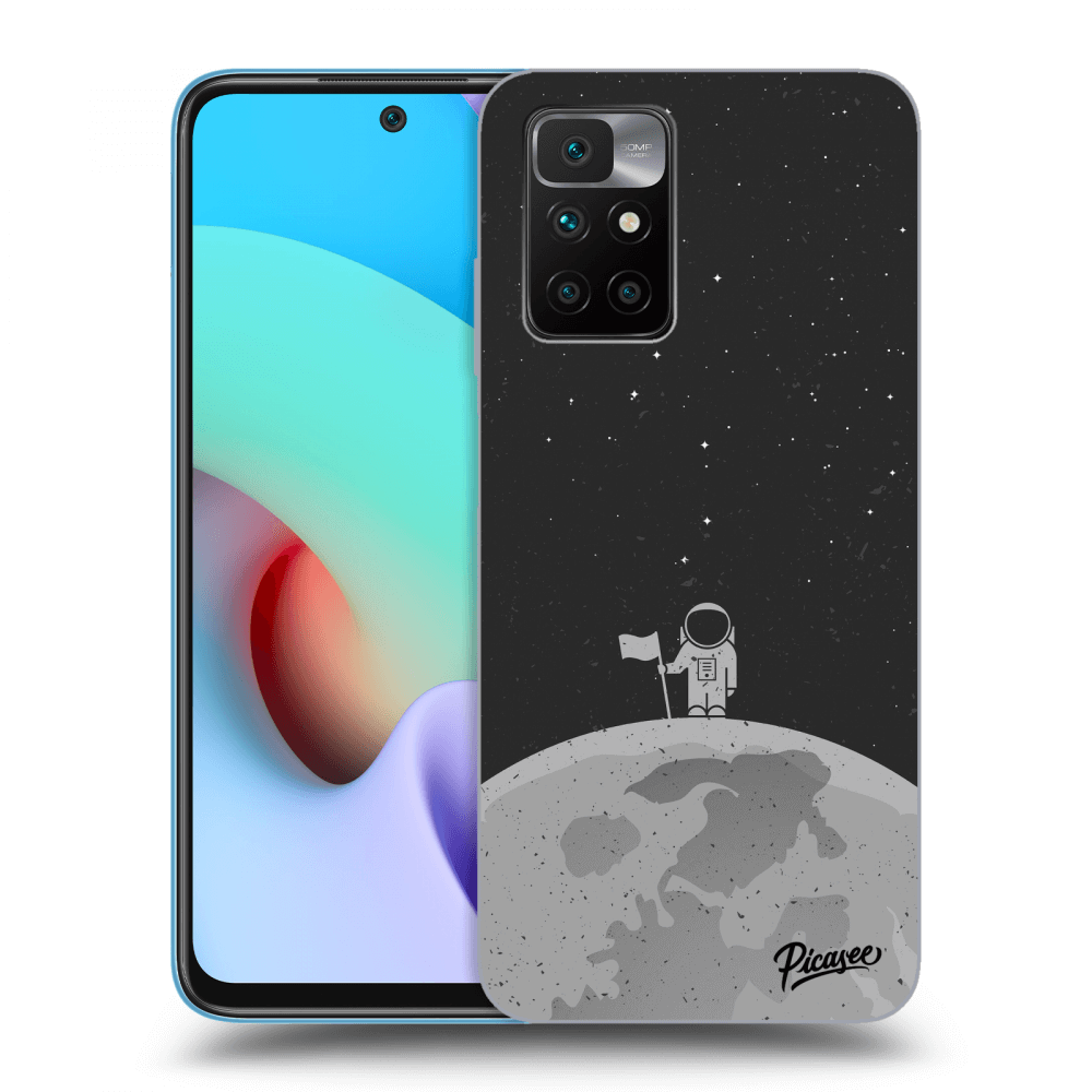 Picasee Xiaomi Redmi 10 (2022) Hülle - Schwarzes Silikon - Astronaut