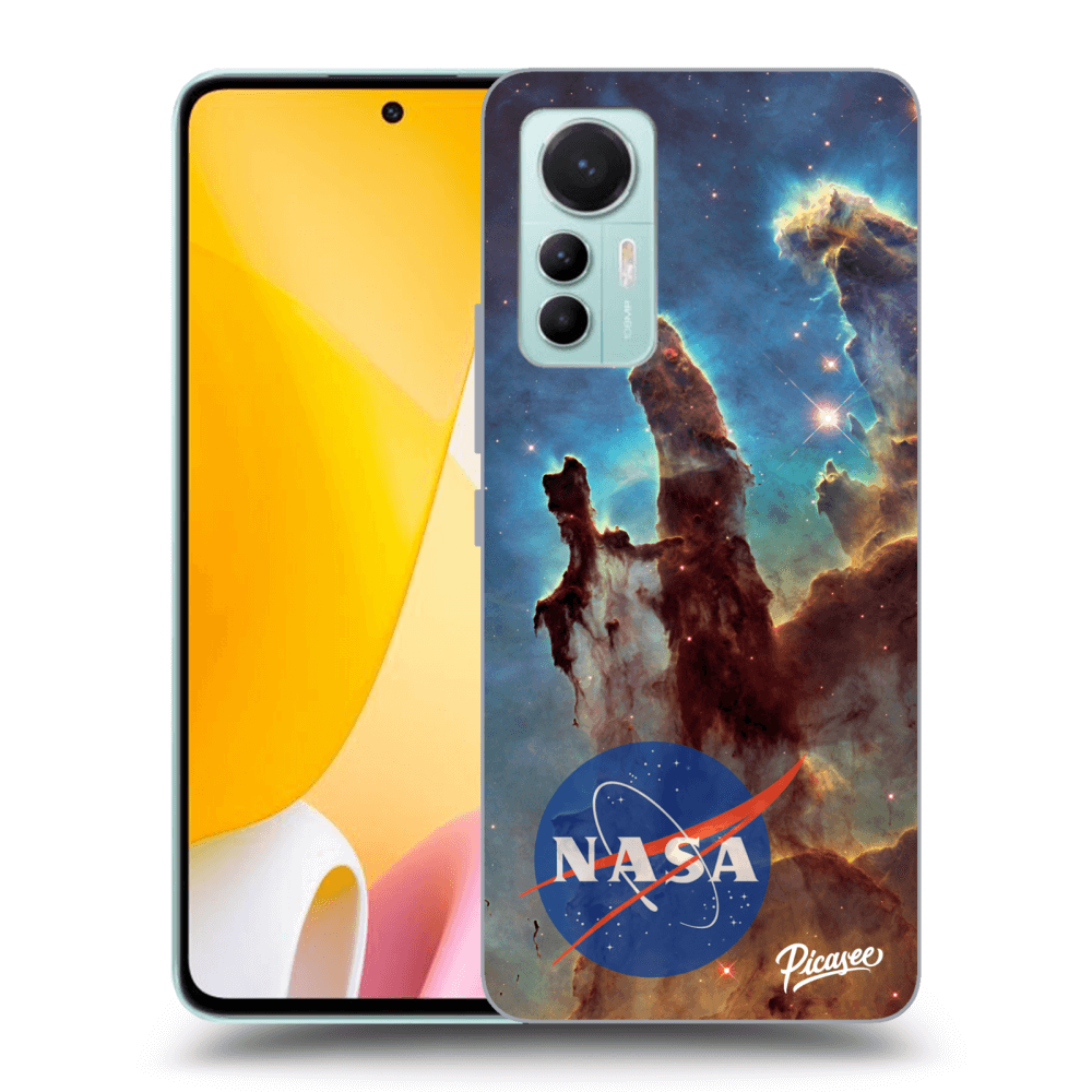Picasee Xiaomi 12 Lite Hülle - Schwarzes Silikon - Eagle Nebula