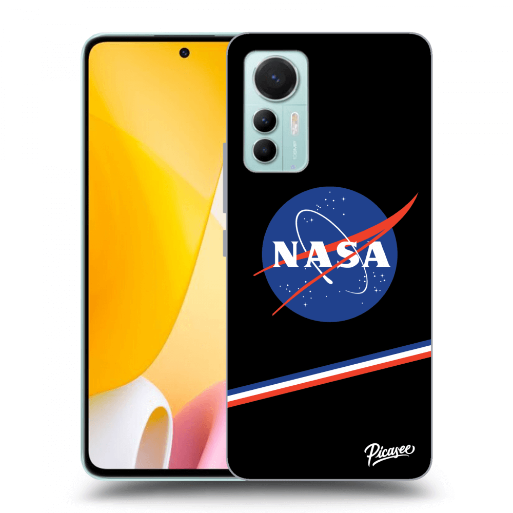 Picasee Xiaomi 12 Lite Hülle - Schwarzes Silikon - NASA Original