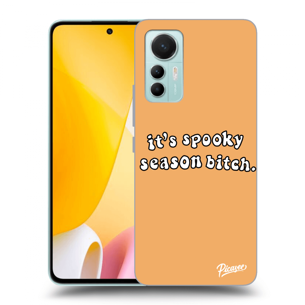 Picasee Xiaomi 12 Lite Hülle - Schwarzes Silikon - Spooky season