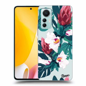 Picasee Xiaomi 12 Lite Hülle - Transparentes Silikon - Rhododendron