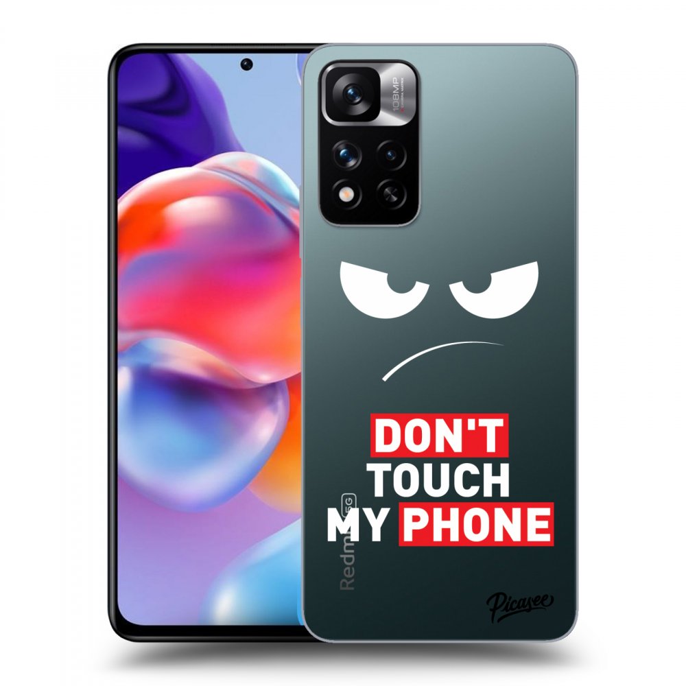 Picasee Xiaomi Redmi Note 11 Pro+ 5G Hülle - Transparentes Silikon - Angry Eyes - Transparent