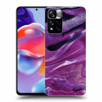 Hülle für Xiaomi Redmi Note 11 Pro+ 5G - Purple glitter