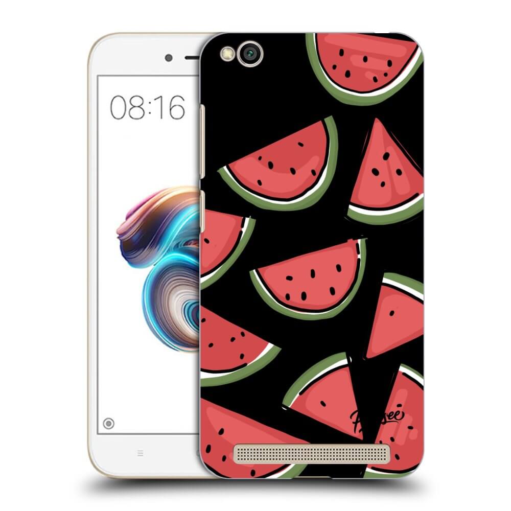 Picasee Xiaomi Redmi 5A Hülle - Schwarzes Silikon - Melone