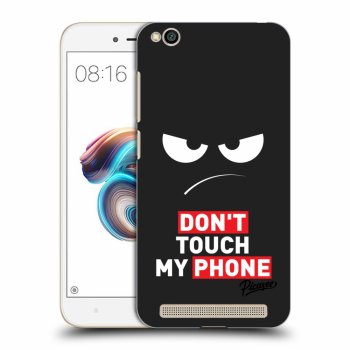 Picasee Xiaomi Redmi 5A Hülle - Schwarzes Silikon - Angry Eyes - Transparent