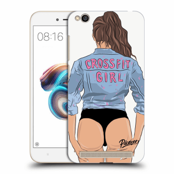 Picasee Xiaomi Redmi 5A Hülle - Schwarzes Silikon - Crossfit girl - nickynellow