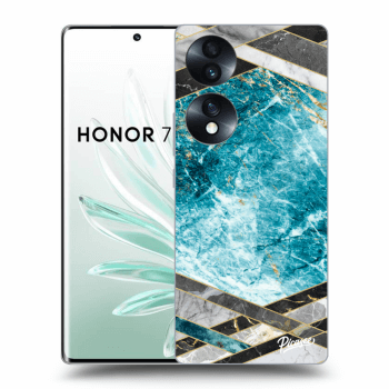 Picasee ULTIMATE CASE für Honor 70 - Blue geometry