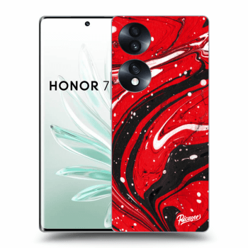 Picasee ULTIMATE CASE für Honor 70 - Red black