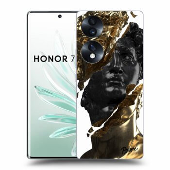 Hülle für Honor 70 - Gold - Black