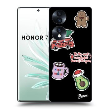 Hülle für Honor 70 - Christmas Stickers