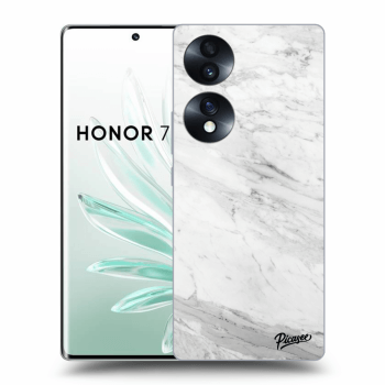 Hülle für Honor 70 - White marble