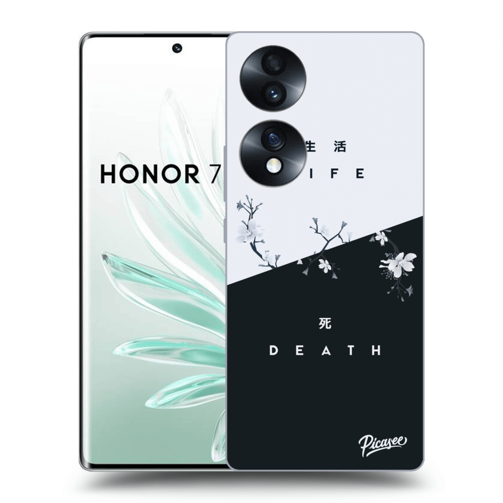 Picasee Honor 70 Hülle - Transparentes Silikon - Life - Death