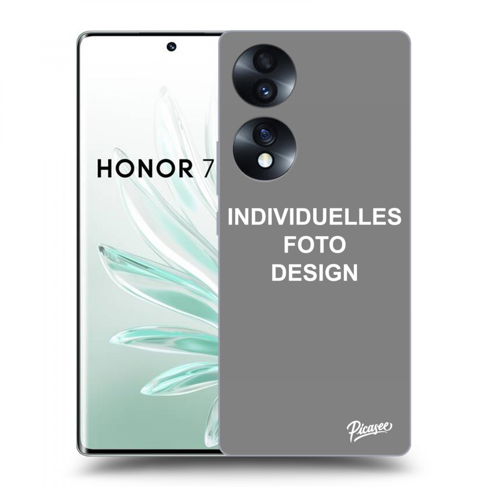 Picasee Honor 70 Hülle - Transparentes Silikon - Individuelles Fotodesign