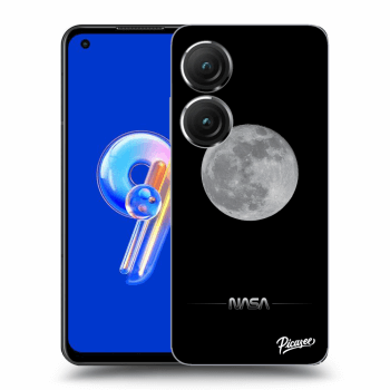 Picasee Asus Zenfone 9 Hülle - Transparentes Silikon - Moon Minimal