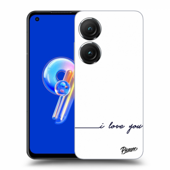 Picasee Asus Zenfone 9 Hülle - Transparentes Silikon - I love you