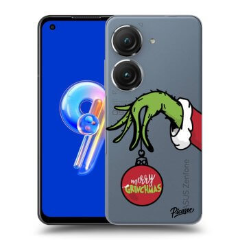 Picasee Asus Zenfone 9 Hülle - Transparentes Silikon - Grinch
