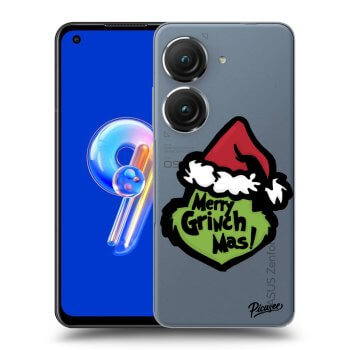Picasee Asus Zenfone 9 Hülle - Transparentes Silikon - Grinch 2