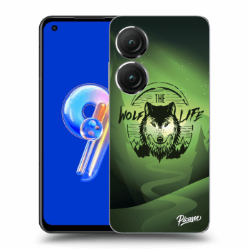 Picasee Asus Zenfone 9 Hülle - Transparentes Silikon - Wolf life