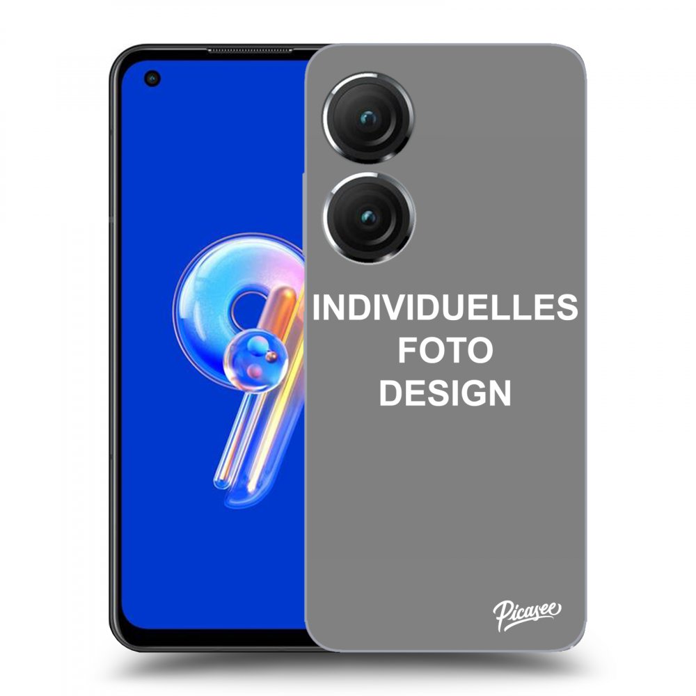 Picasee Asus Zenfone 9 Hülle - Transparentes Silikon - Individuelles Fotodesign