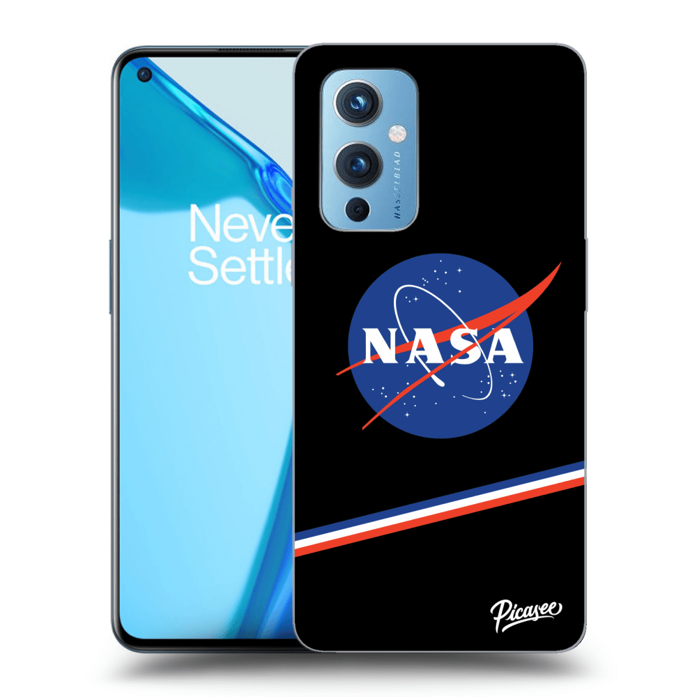 Picasee OnePlus 9 Hülle - Schwarzes Silikon - NASA Original