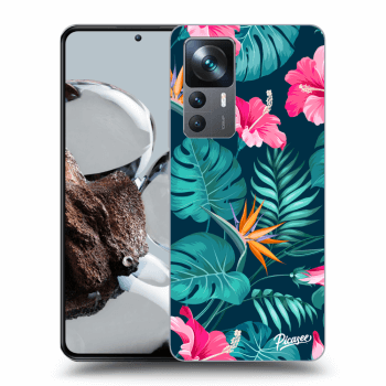 Hülle für Xiaomi 12T - Pink Monstera