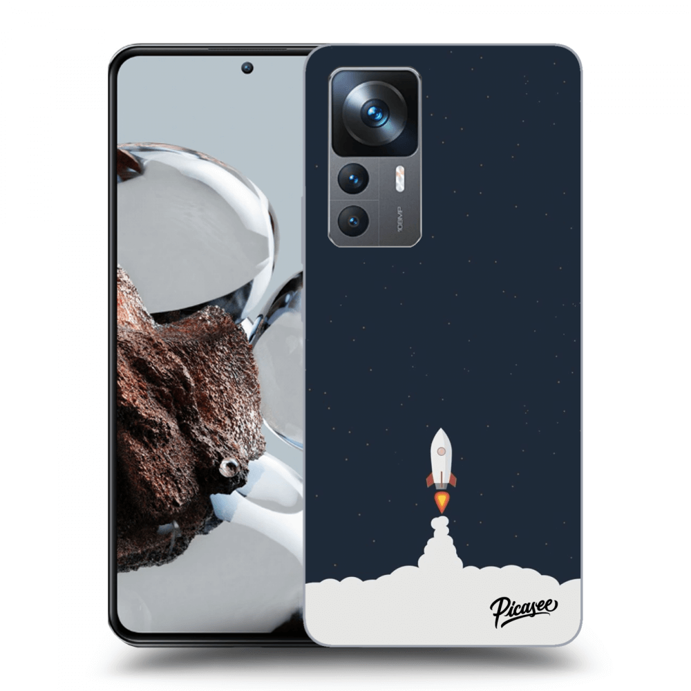 Picasee Xiaomi 12T Hülle - Schwarzes Silikon - Astronaut 2