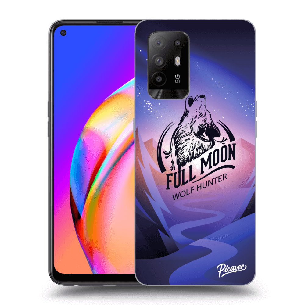 Picasee OPPO A94 5G Hülle - Transparentes Silikon - Wolf