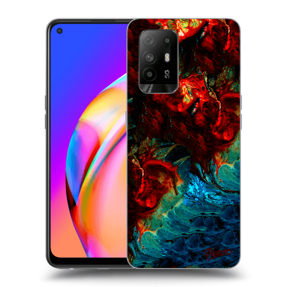 Picasee OPPO A94 5G Hülle - Transparentes Silikon - Universe