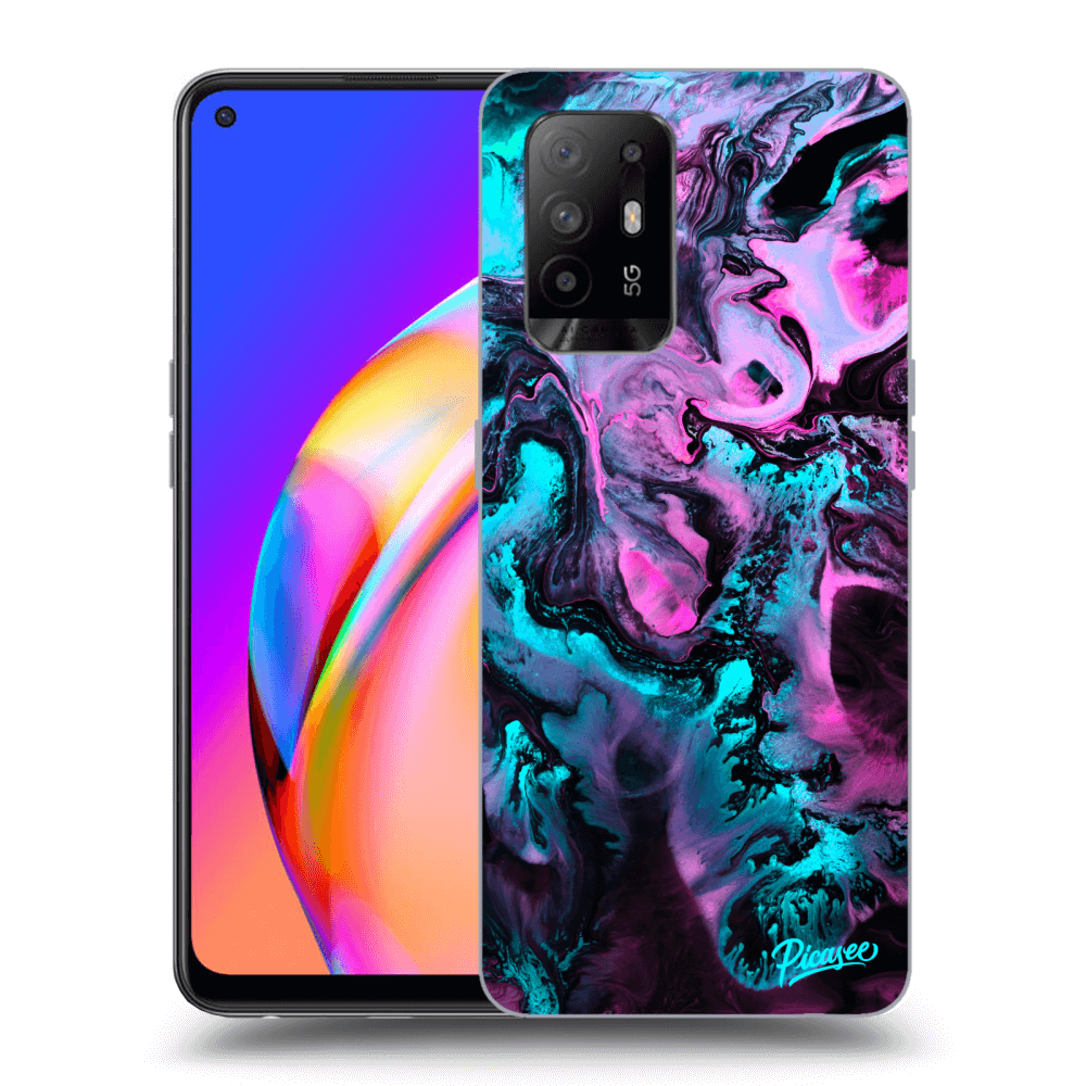 Picasee OPPO A94 5G Hülle - Transparentes Silikon - Lean