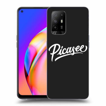 Picasee OPPO A94 5G Hülle - Schwarzes Silikon - Picasee - White