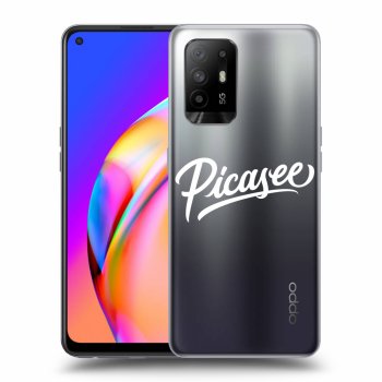 Picasee OPPO A94 5G Hülle - Transparentes Silikon - Picasee - White