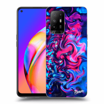 Picasee OPPO A94 5G Hülle - Schwarzes Silikon - Redlight