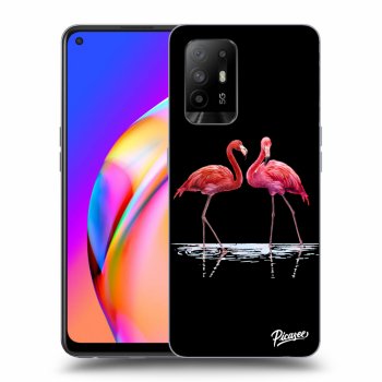 Hülle für OPPO A94 5G - Flamingos zu zweit