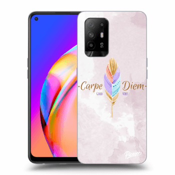 Picasee OPPO A94 5G Hülle - Schwarzes Silikon - Carpe Diem