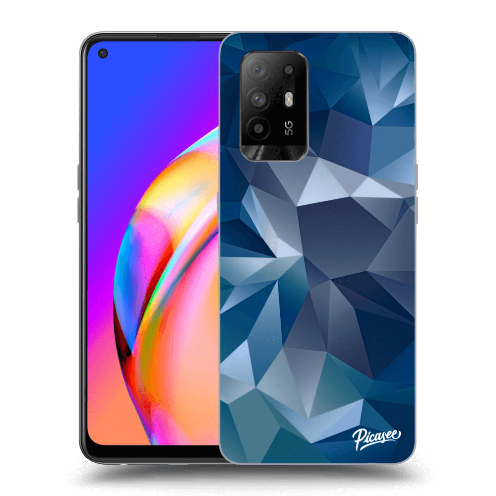 Picasee OPPO A94 5G Hülle - Schwarzes Silikon - Wallpaper