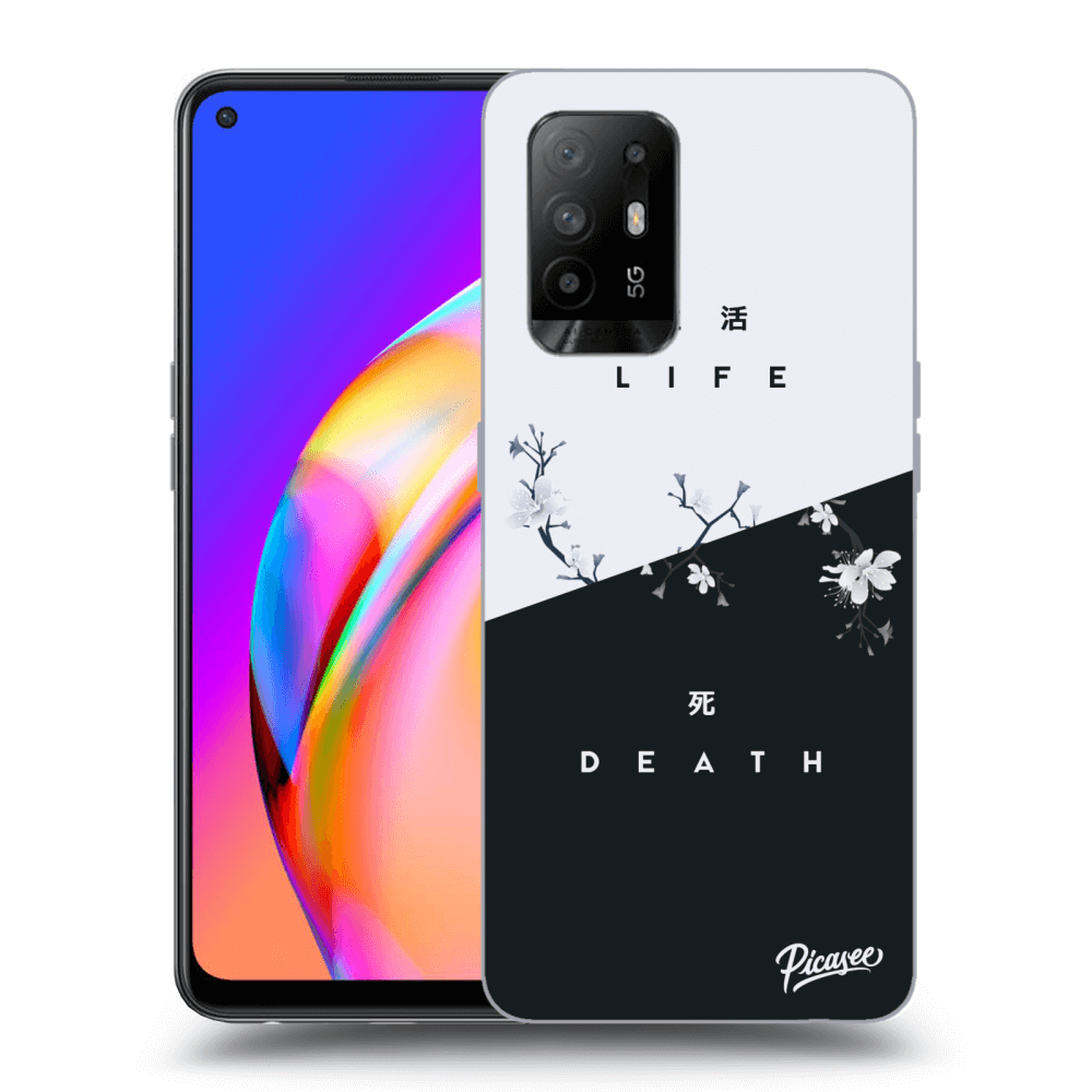 Picasee OPPO A94 5G Hülle - Transparentes Silikon - Life - Death