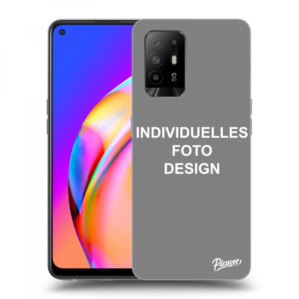 Picasee OPPO A94 5G Hülle - Transparentes Silikon - Individuelles Fotodesign