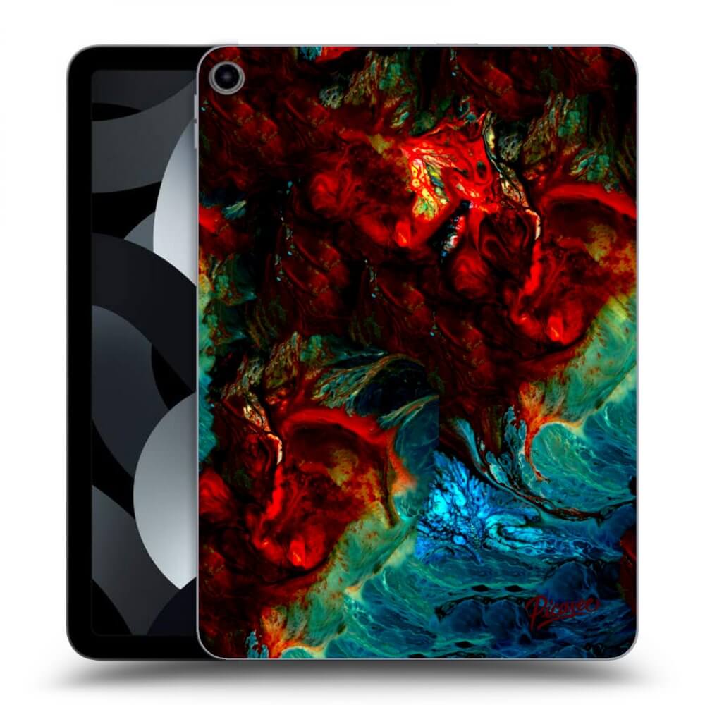 Picasee Schwarze Silikonhülle für Apple iPad 10,9" 2022 (10.generace) - Universe