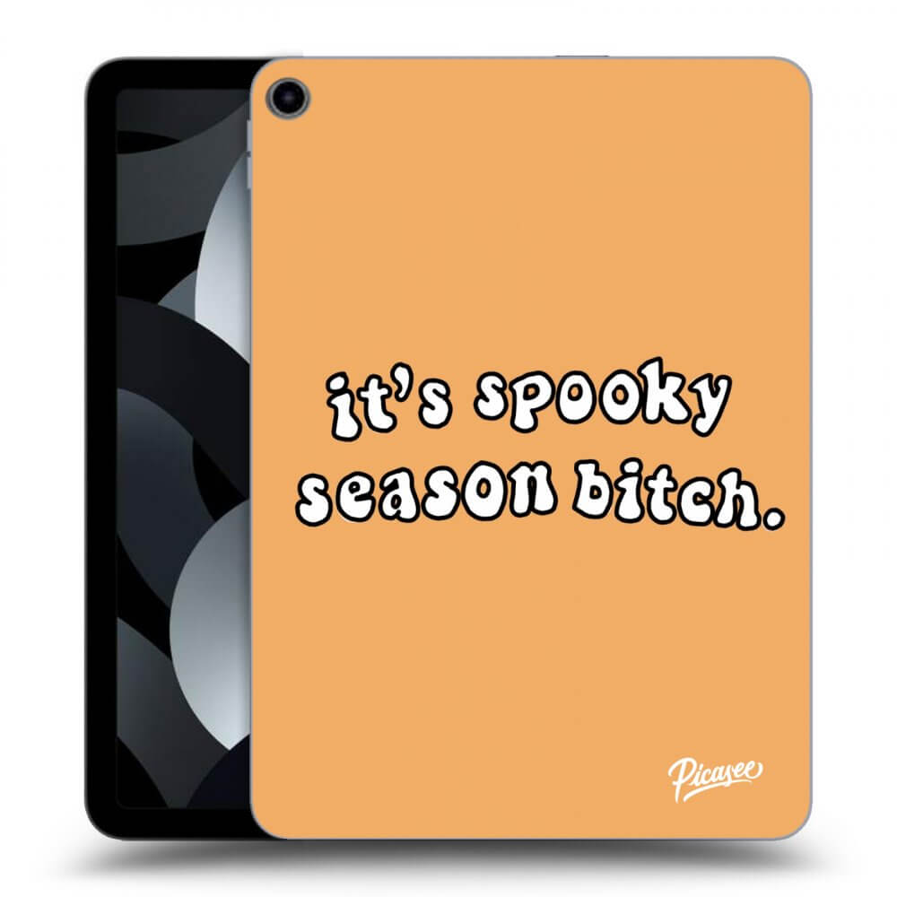 Picasee Schwarze Silikonhülle für Apple iPad 10,9" 2022 (10.generace) - Spooky season