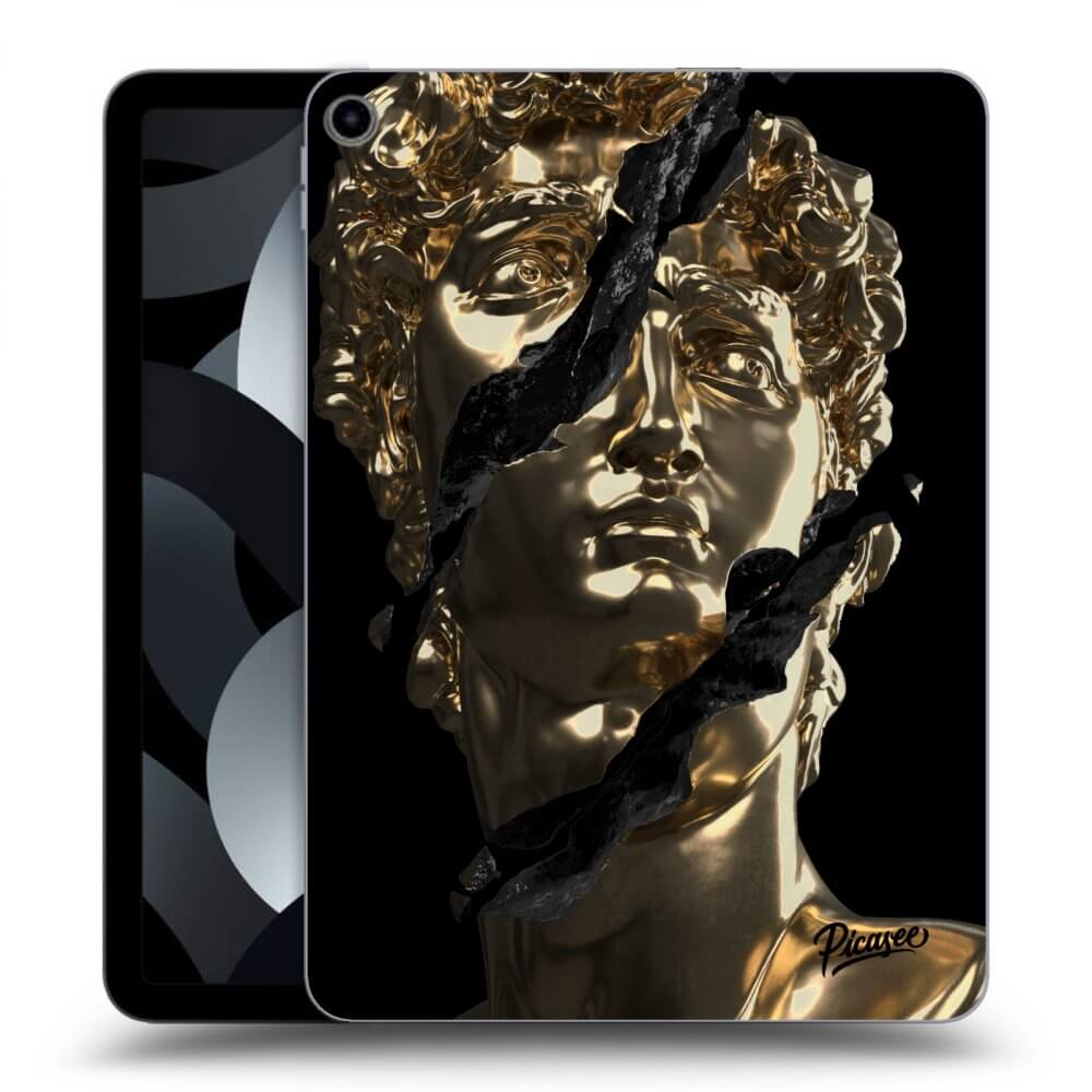 Picasee Schwarze Silikonhülle für Apple iPad 10,9" 2022 (10.generace) - Golder
