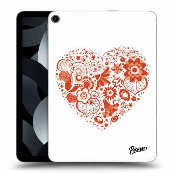 Picasee Schwarze Silikonhülle für Apple iPad 10,9" 2022 (10.generace) - Big heart