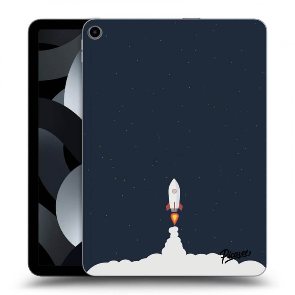 Picasee Schwarze Silikonhülle für Apple iPad 10,9" 2022 (10.generace) - Astronaut 2